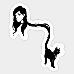 Cat Key Sticker